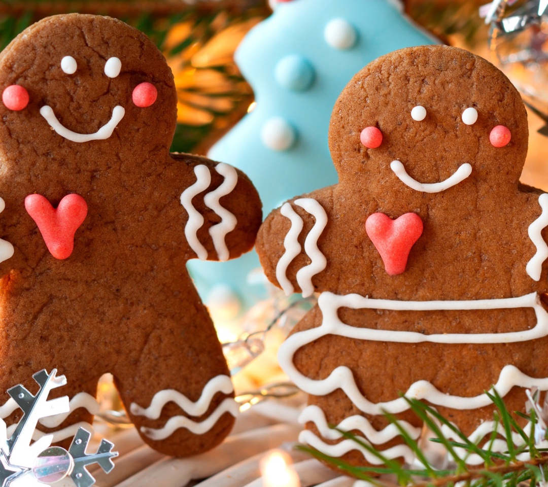 Обои Traditional Christmas Cookies 1080x960