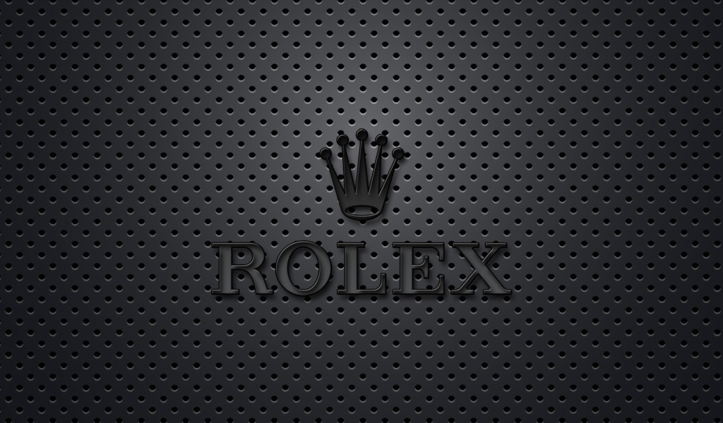 Rolex Dark Logo wallpaper 1024x600