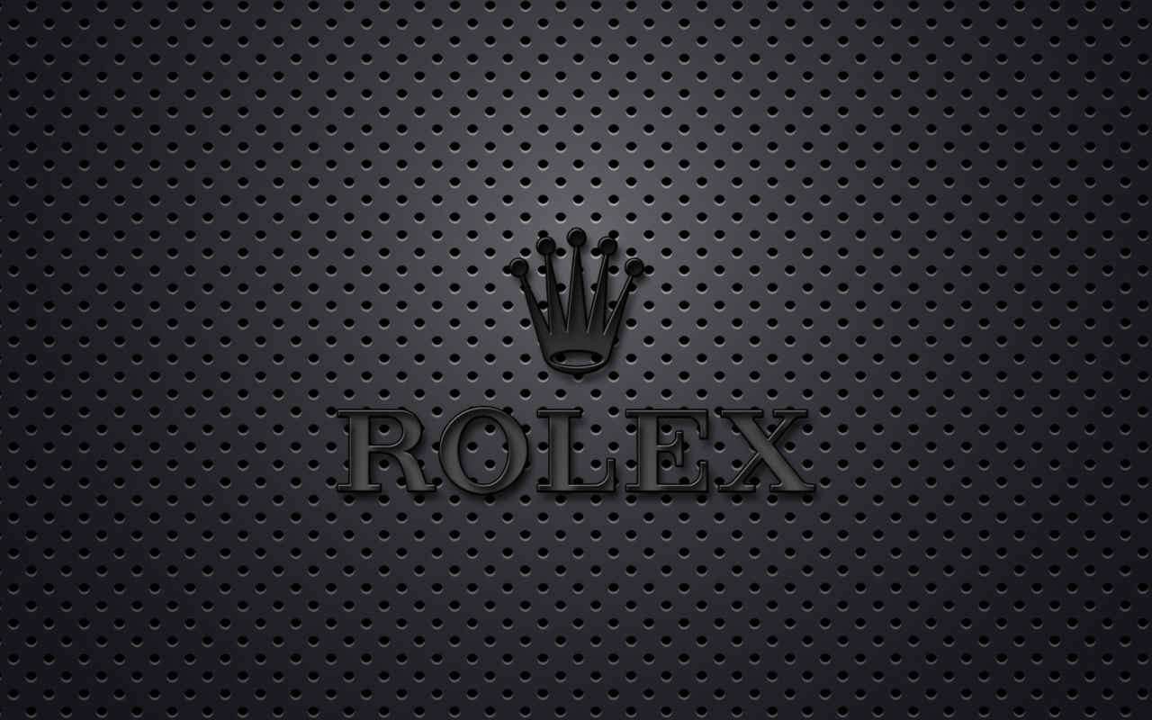 Rolex Dark Logo wallpaper 1280x800