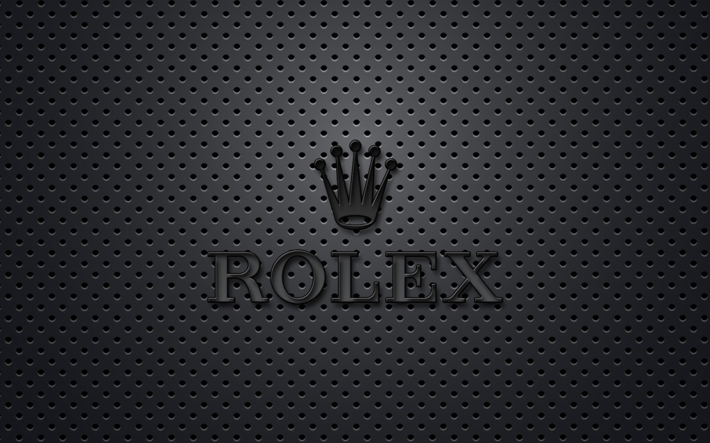 Rolex Dark Logo wallpaper 1440x900