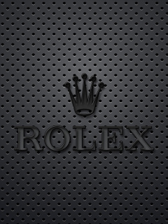 Das Rolex Dark Logo Wallpaper 240x320