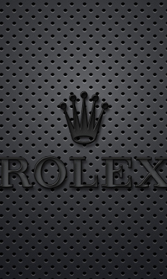 Das Rolex Dark Logo Wallpaper 240x400