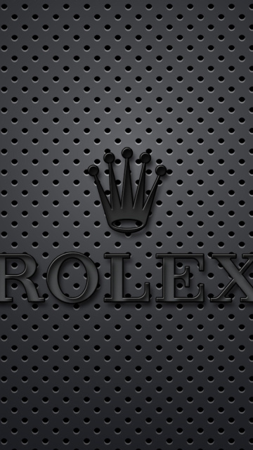 Das Rolex Dark Logo Wallpaper 360x640
