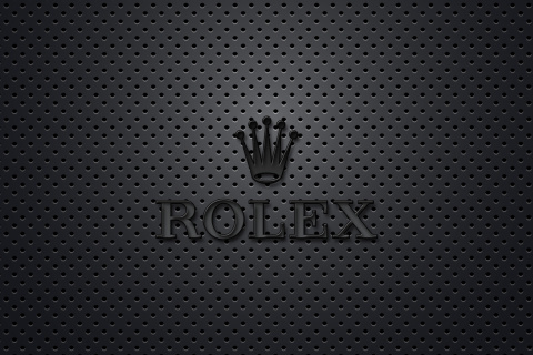 Sfondi Rolex Dark Logo 480x320