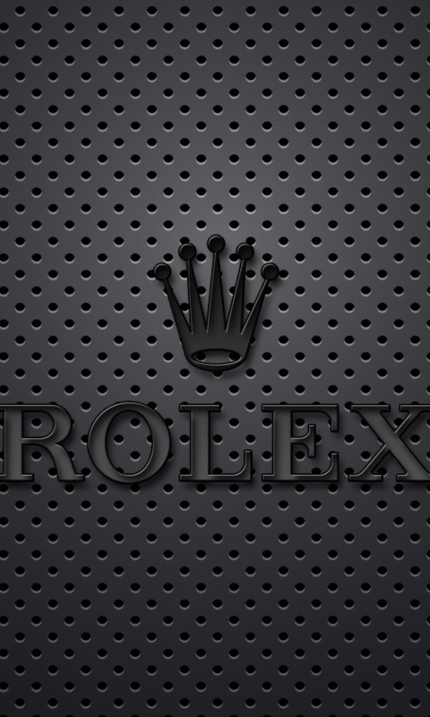 Das Rolex Dark Logo Wallpaper 480x800