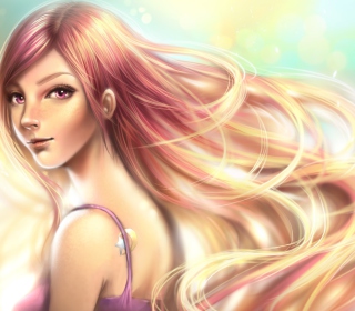 Free Girl Art Picture for HP TouchPad