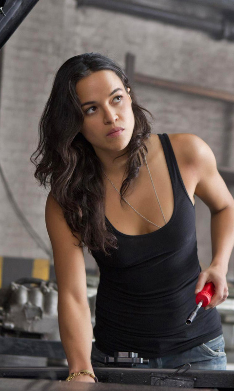 Fast and Furious 6 Letty Ortiz wallpaper 480x800