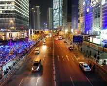 China Shanghai Night screenshot #1 220x176