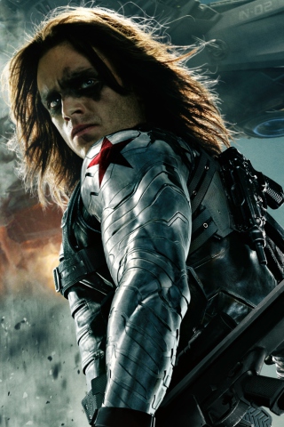 The Winter Soldier wallpaper 320x480