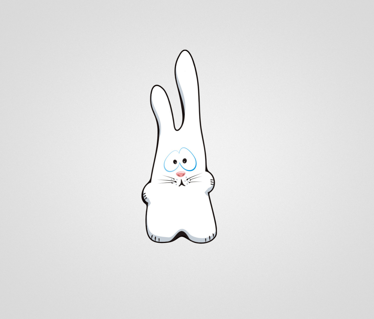 Funny Bunny Sketch wallpaper 1200x1024