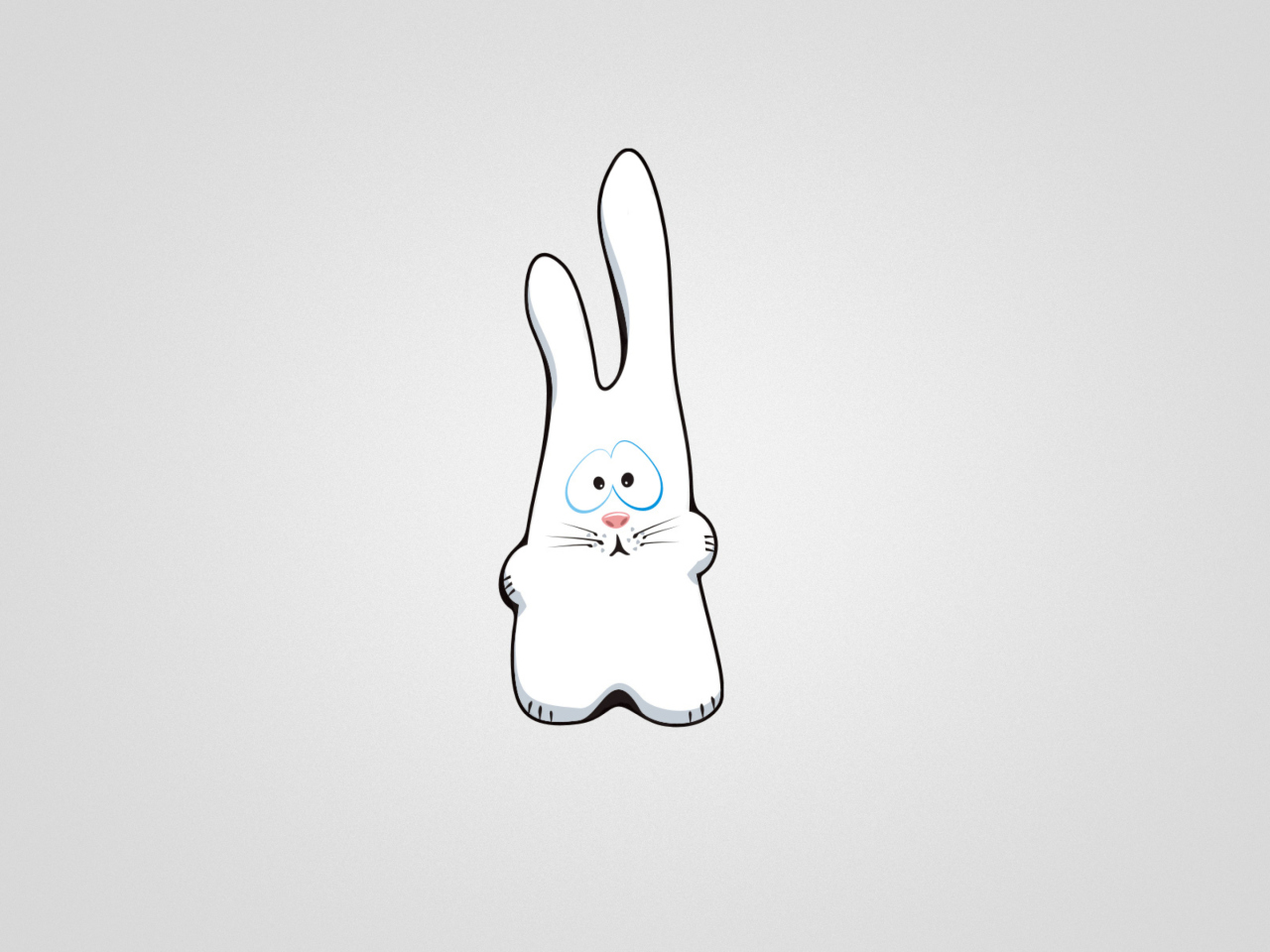 Das Funny Bunny Sketch Wallpaper 1280x960