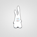 Fondo de pantalla Funny Bunny Sketch 128x128