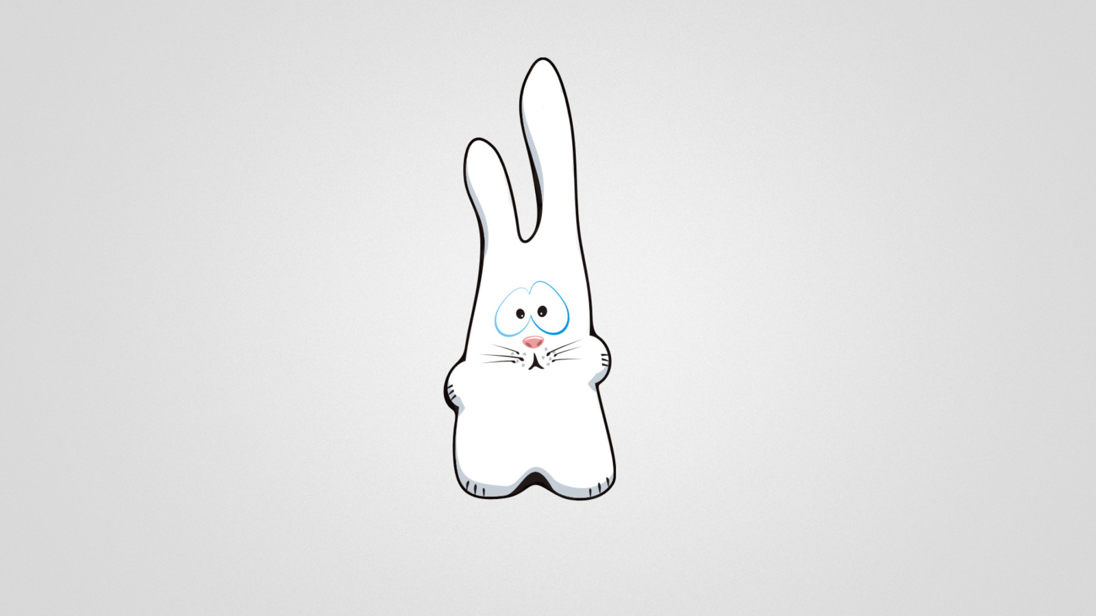 Fondo de pantalla Funny Bunny Sketch 1600x900