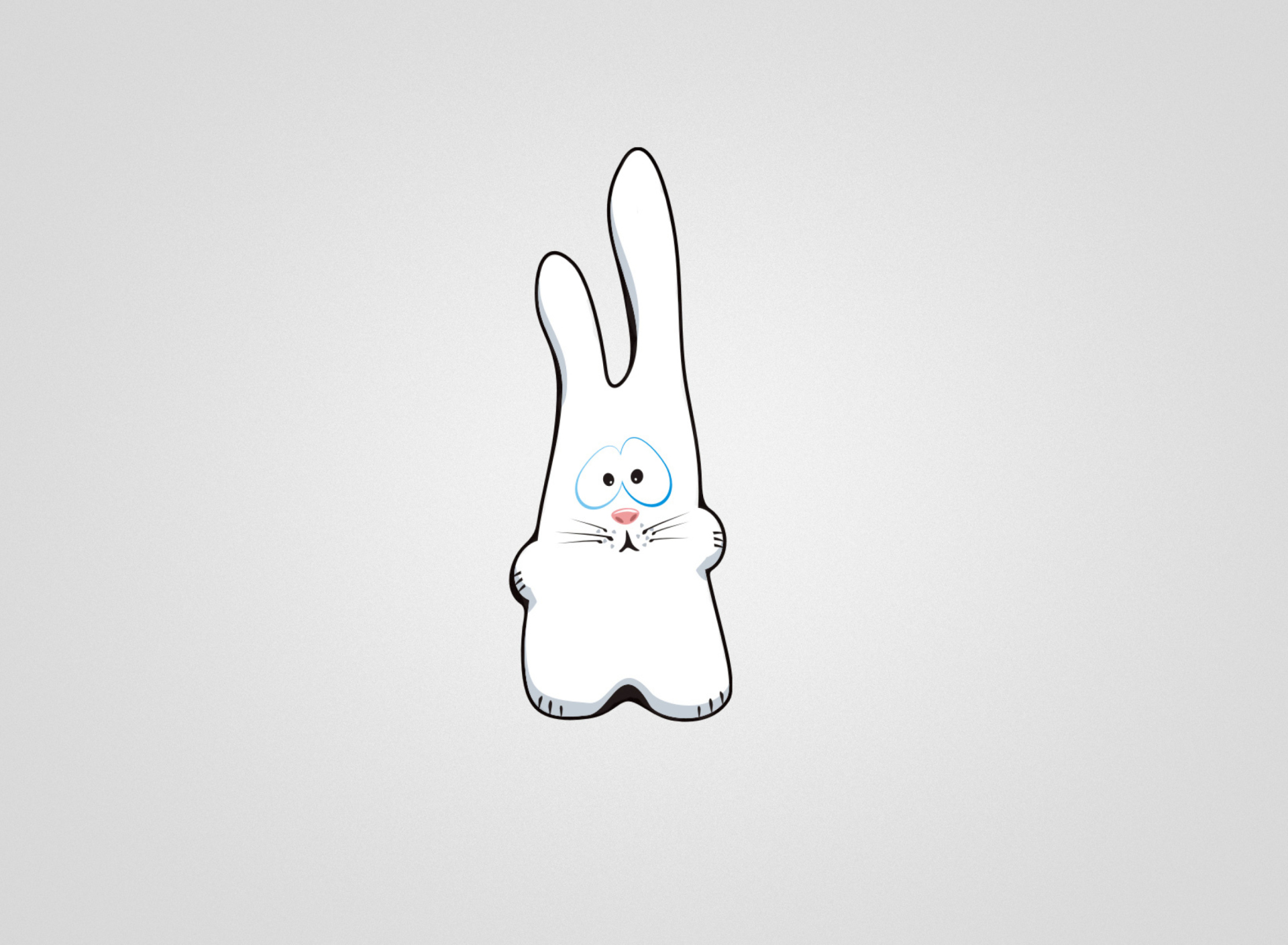 Fondo de pantalla Funny Bunny Sketch 1920x1408