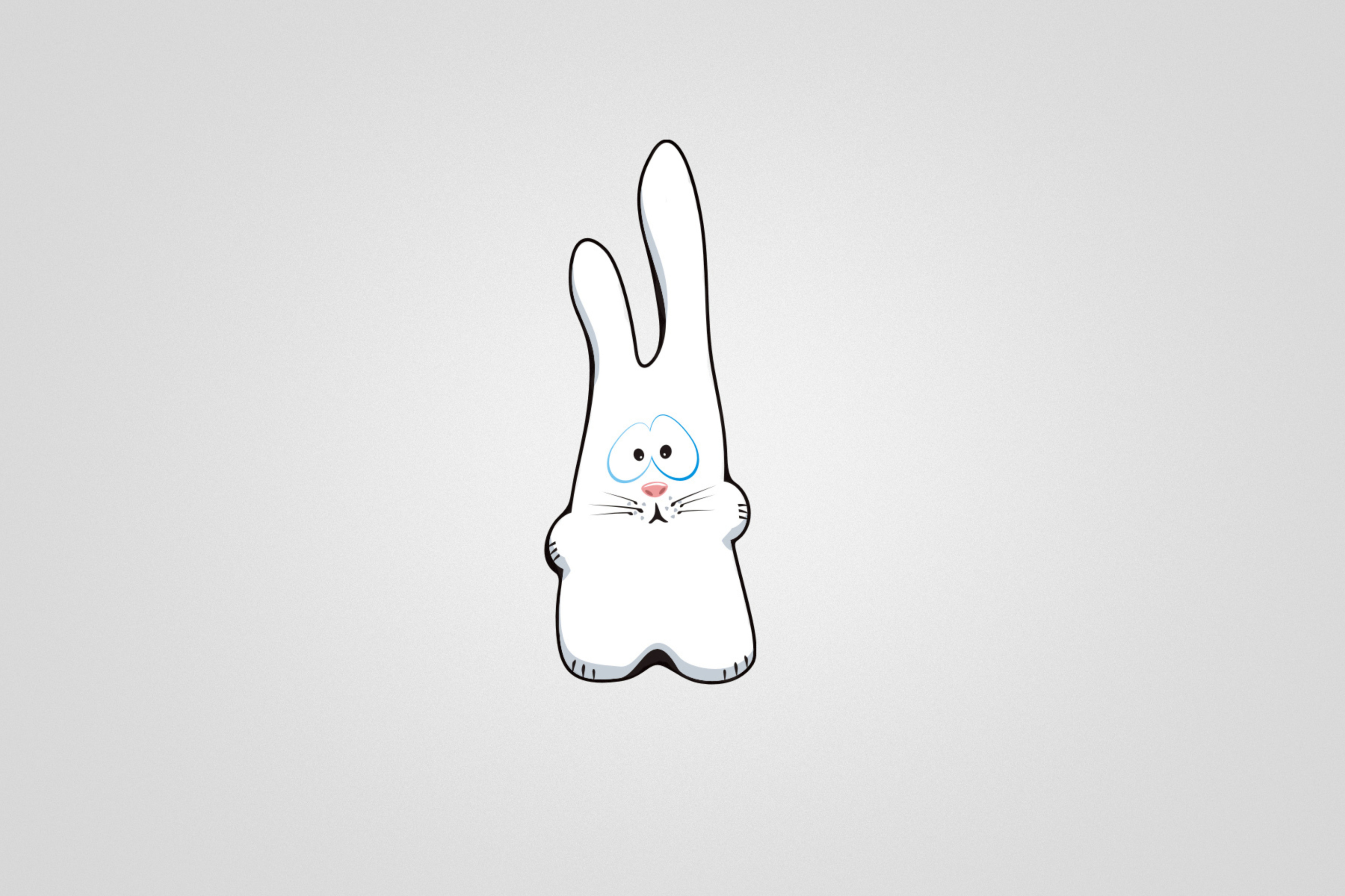 Screenshot №1 pro téma Funny Bunny Sketch 2880x1920