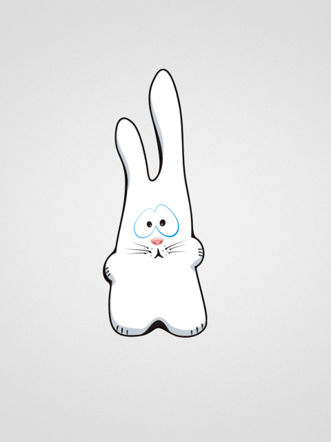 Screenshot №1 pro téma Funny Bunny Sketch 480x640