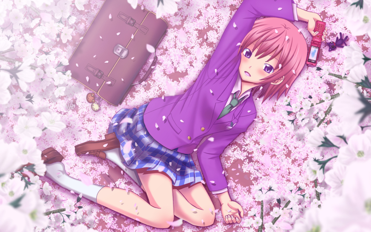 Screenshot №1 pro téma Anime Sakura 1280x800