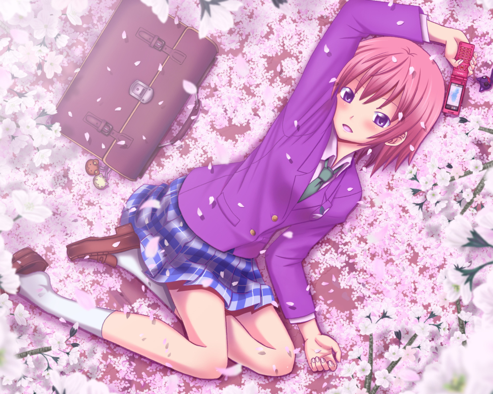 Das Anime Sakura Wallpaper 1600x1280