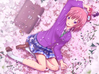 Das Anime Sakura Wallpaper 320x240