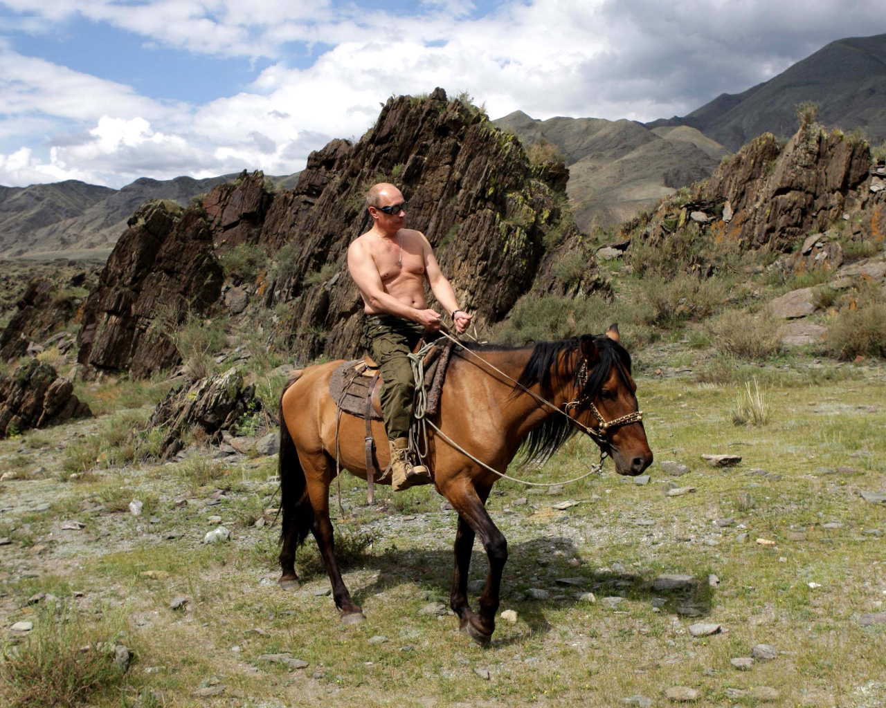 Das Vladimir Putin President Wallpaper 1280x1024