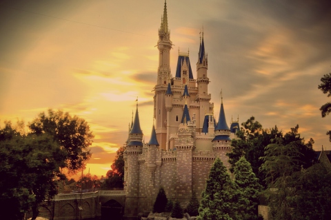 Vintage Castle wallpaper 480x320