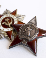 Обои World War 2nd USSR Victory Award Medals 176x220