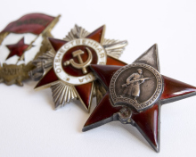 Fondo de pantalla World War 2nd USSR Victory Award Medals 220x176