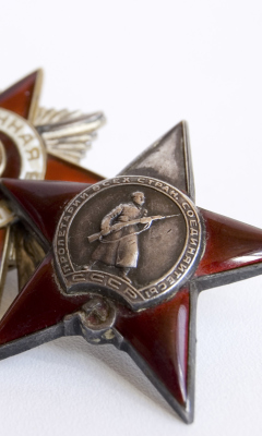 Das World War 2nd USSR Victory Award Medals Wallpaper 240x400