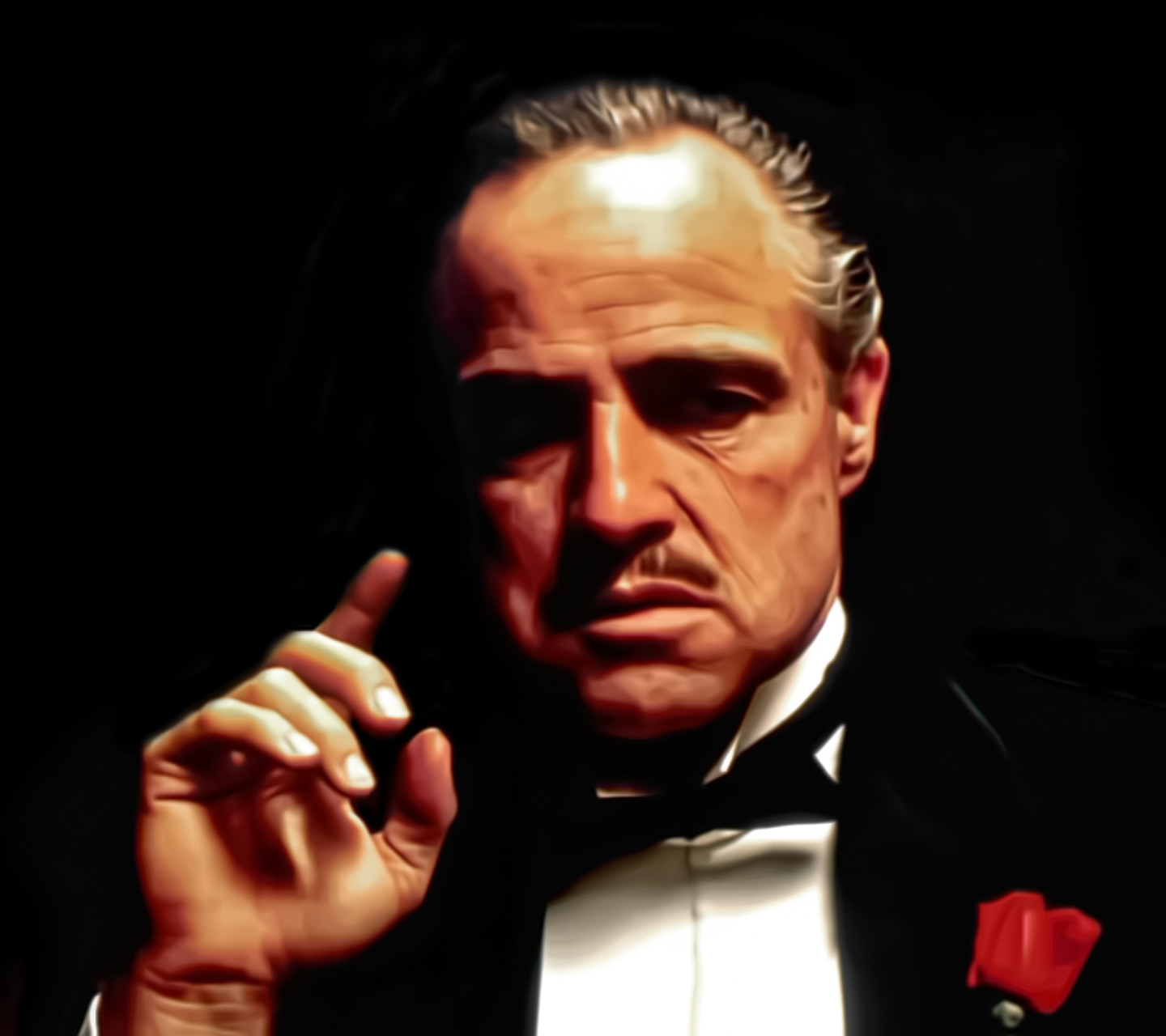 The Godfather - Don Vito wallpaper 1440x1280