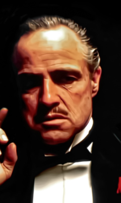 Fondo de pantalla The Godfather - Don Vito 240x400