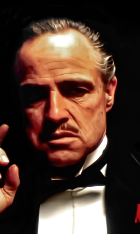 Fondo de pantalla The Godfather - Don Vito 480x800