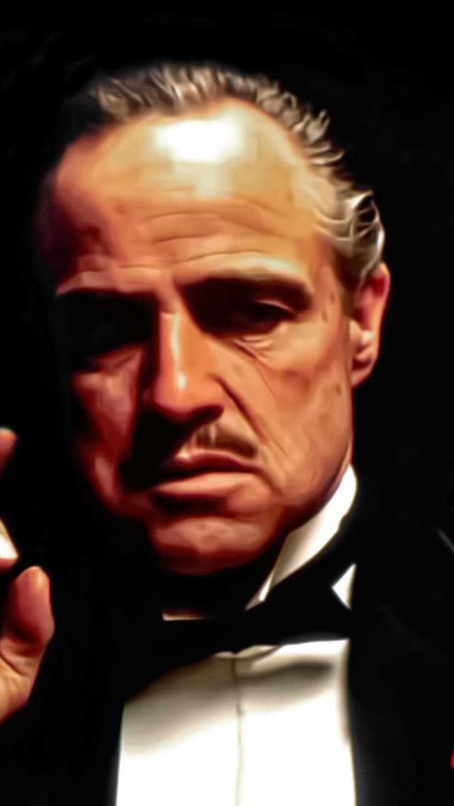 Das The Godfather - Don Vito Wallpaper 640x1136