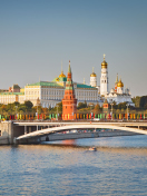 Fondo de pantalla Moscow And Moskva River 132x176