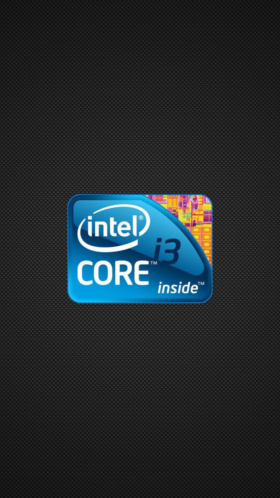 Обои Intel Core i3 Processor 1080x1920