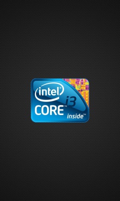 Intel Core i3 Processor wallpaper 240x400