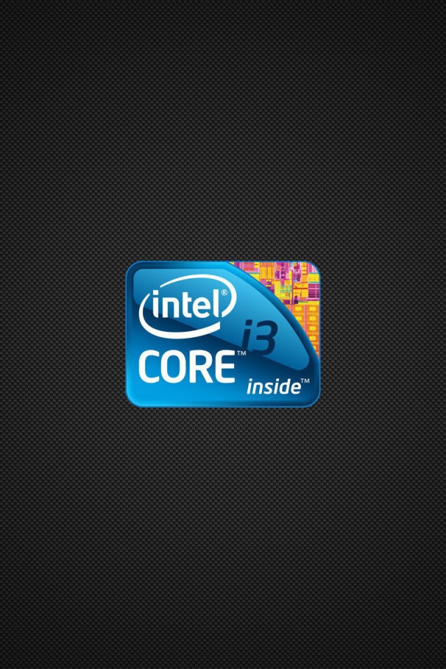 Intel Core i3 Processor wallpaper 640x960