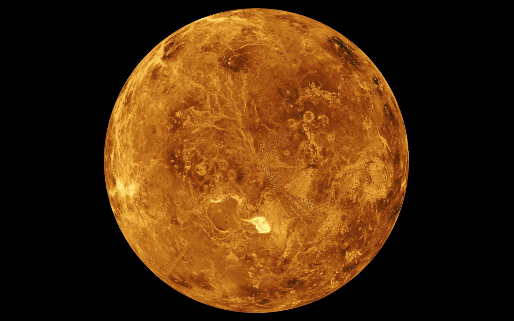 Venus Planet wallpaper 1680x1050