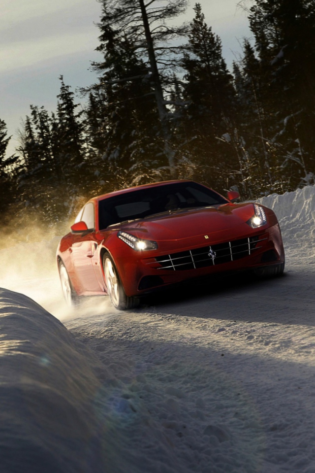 Fondo de pantalla Ferrari Ff 640x960