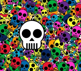 Kostenloses Skull Print Wallpaper für iPad mini