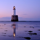 Sfondi Lighthouse In Scotland 128x128