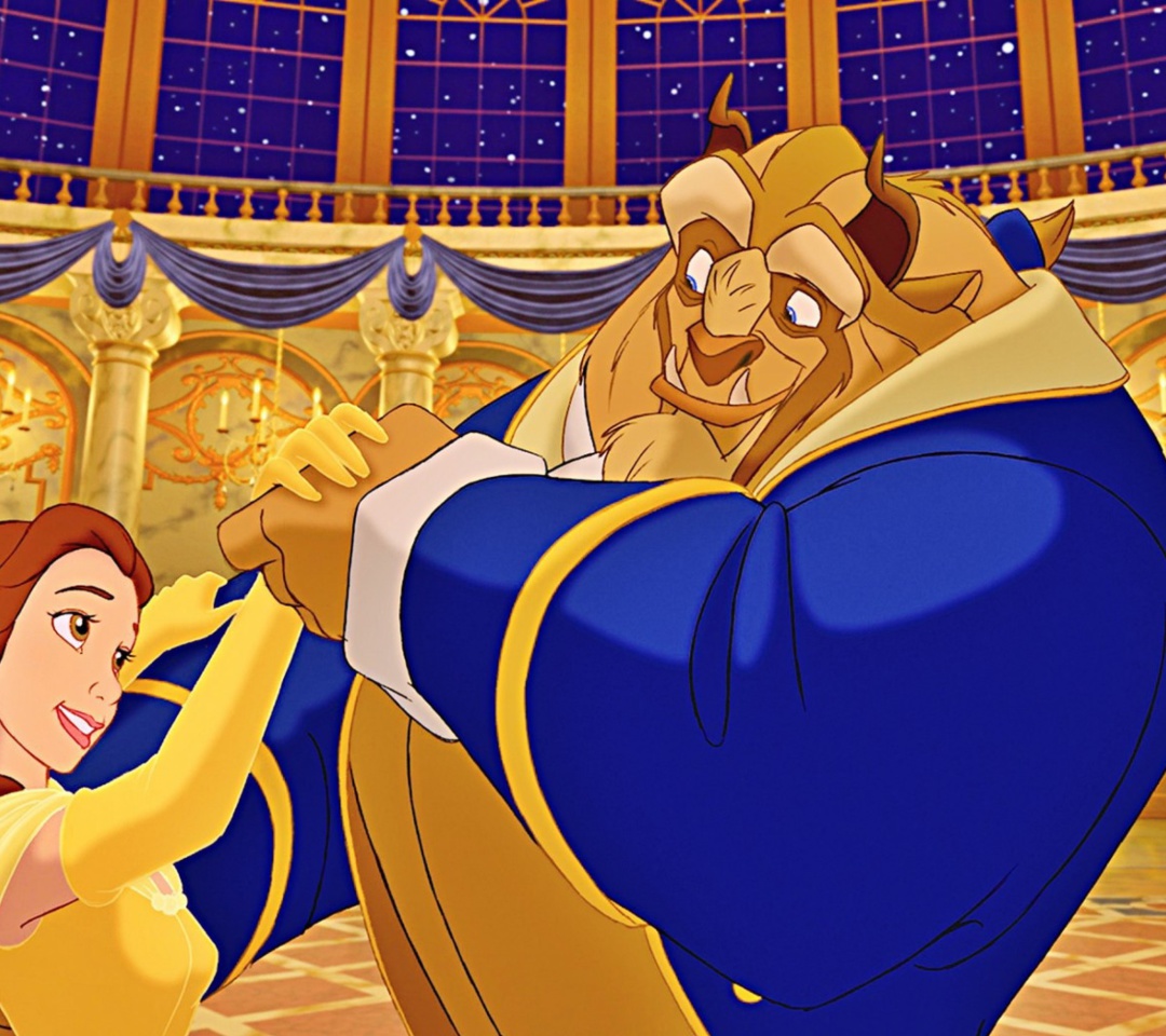 Das Beauty and The Beast Wallpaper 1080x960