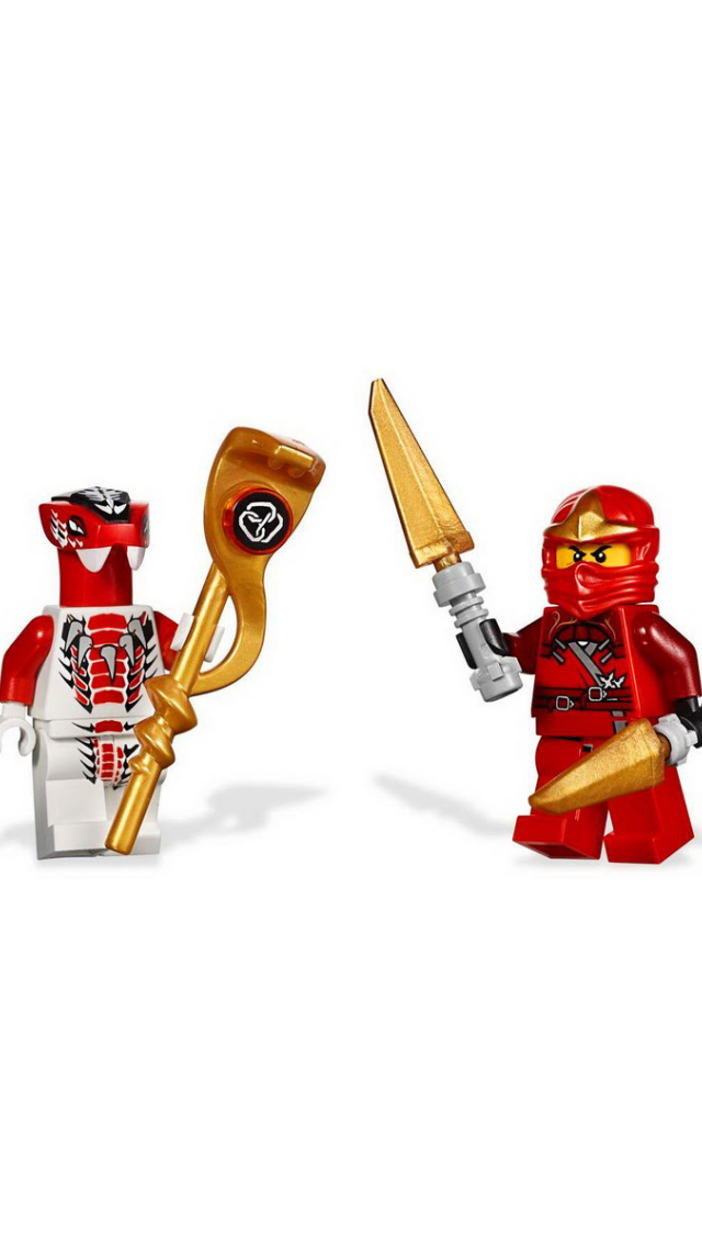 Fondo de pantalla Lego Ninjago Minifigure 640x1136