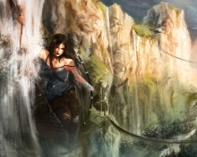 Das Lara Croft Tomb Raider Wallpaper 220x176