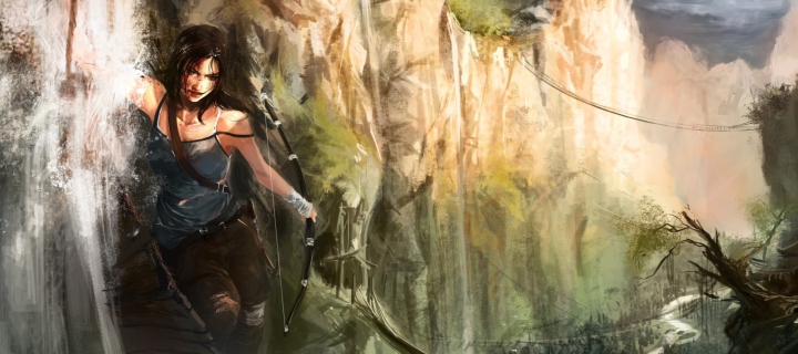 Fondo de pantalla Lara Croft Tomb Raider 720x320