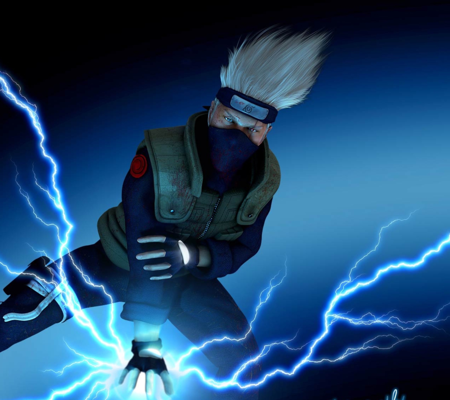 Fondo de pantalla Kakashi Hatake 1440x1280