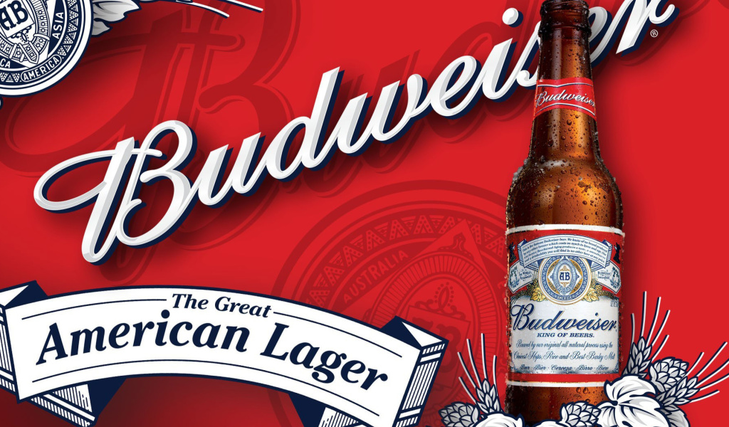 Screenshot №1 pro téma Budweiser Lager Beer Brand 1024x600