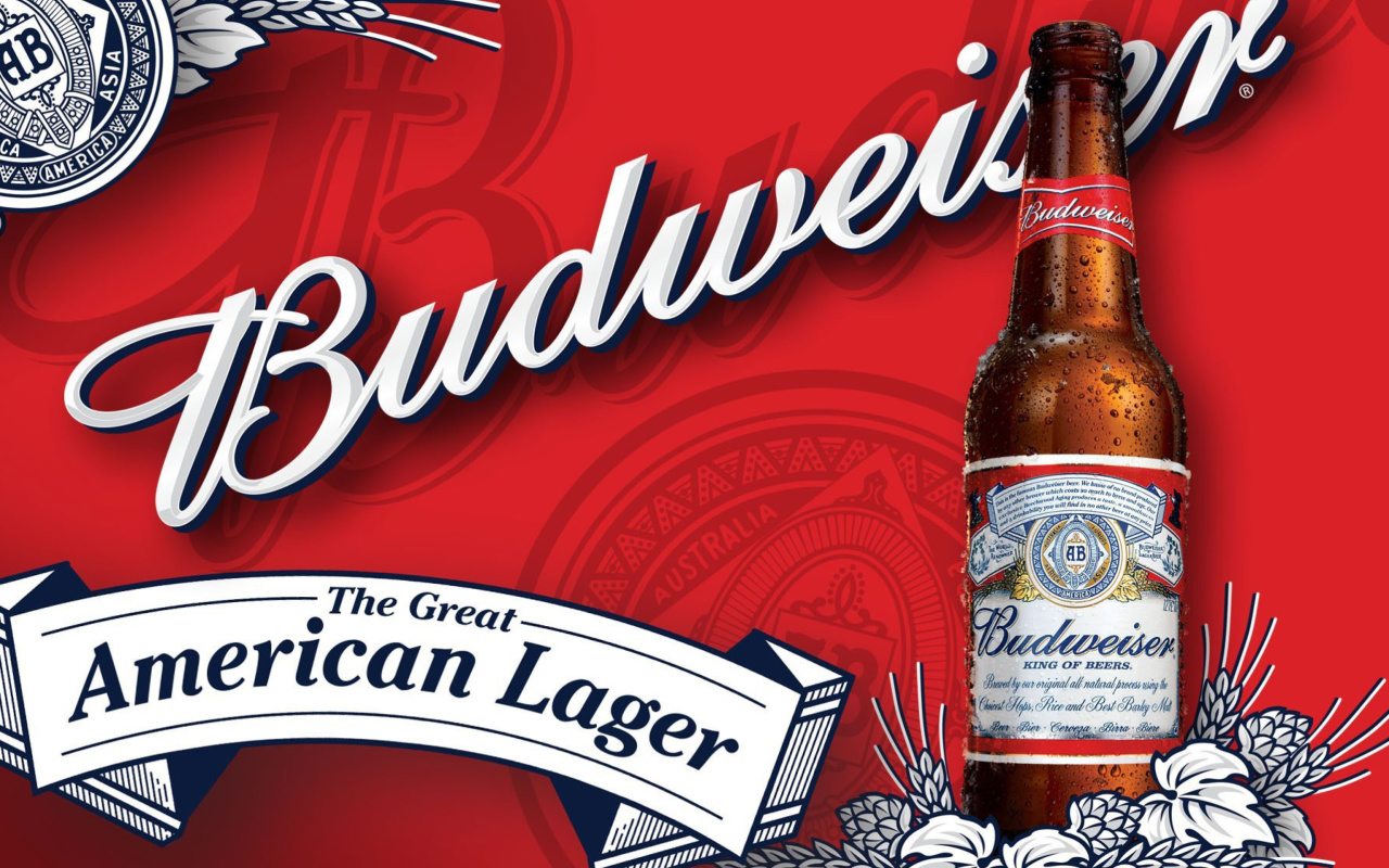Screenshot №1 pro téma Budweiser Lager Beer Brand 1280x800
