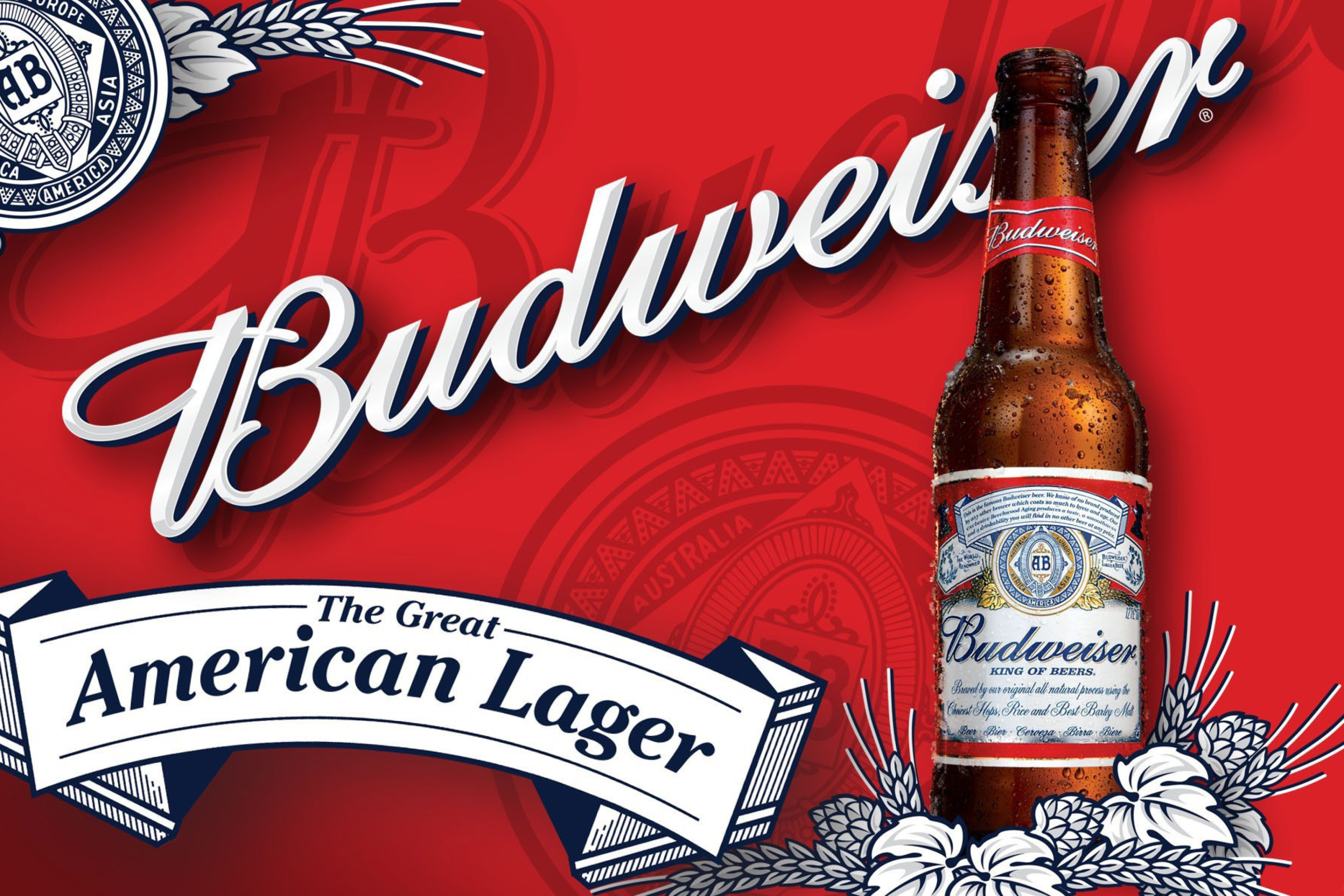 Budweiser Lager Beer Brand screenshot #1 2880x1920