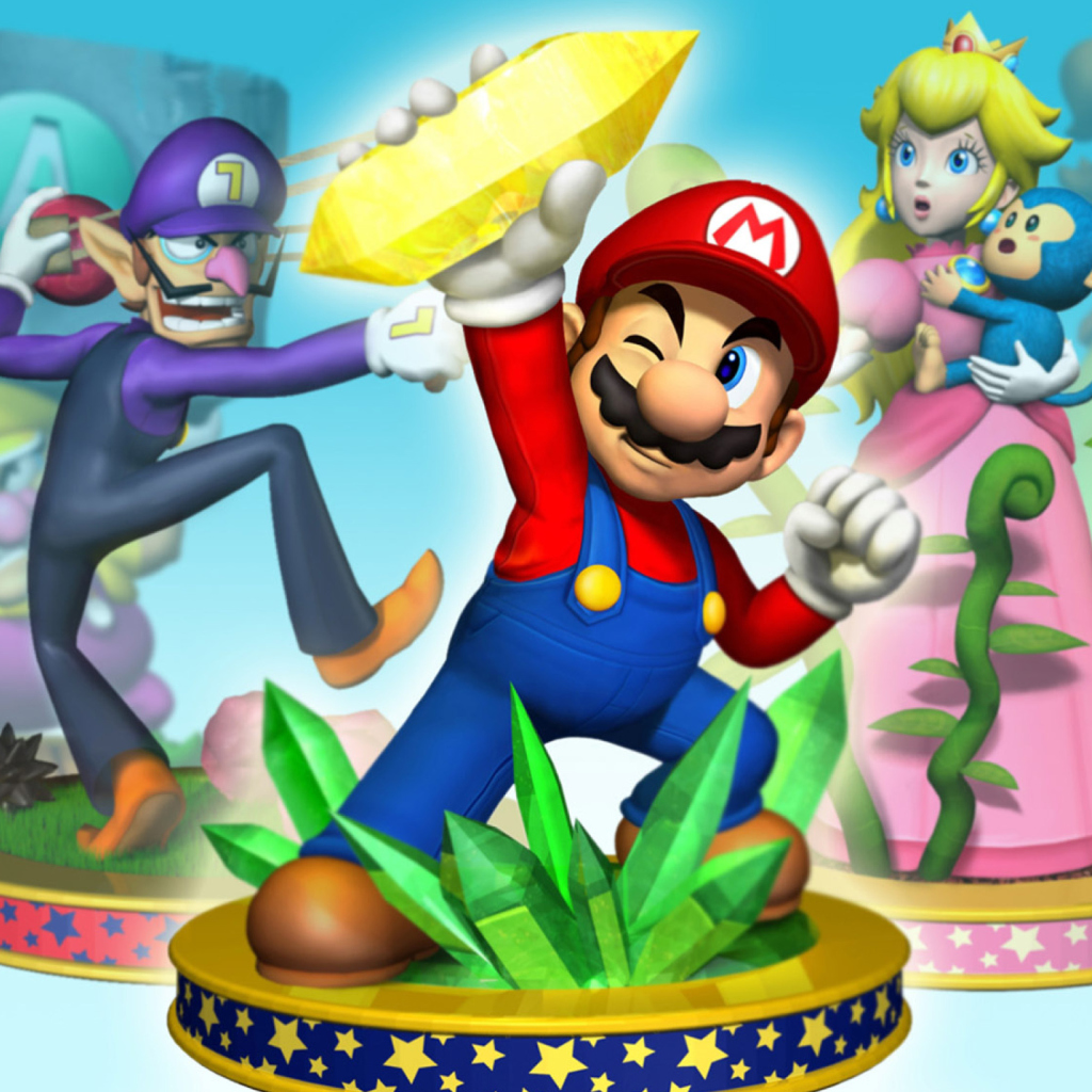 Das Mario Party 5 Wallpaper 1024x1024