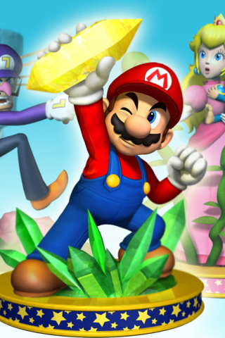 Das Mario Party 5 Wallpaper 320x480